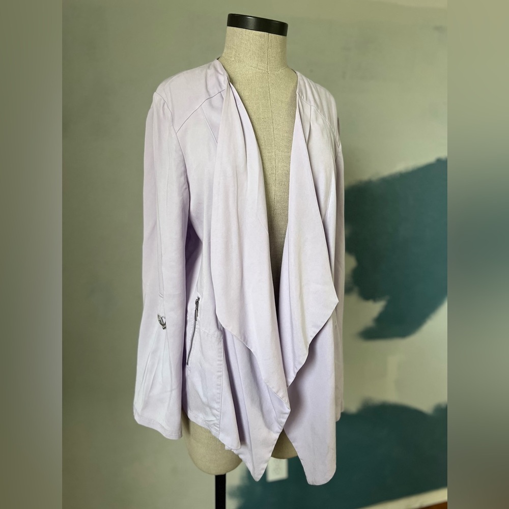 Chico's Light Purple Open Front Jacket